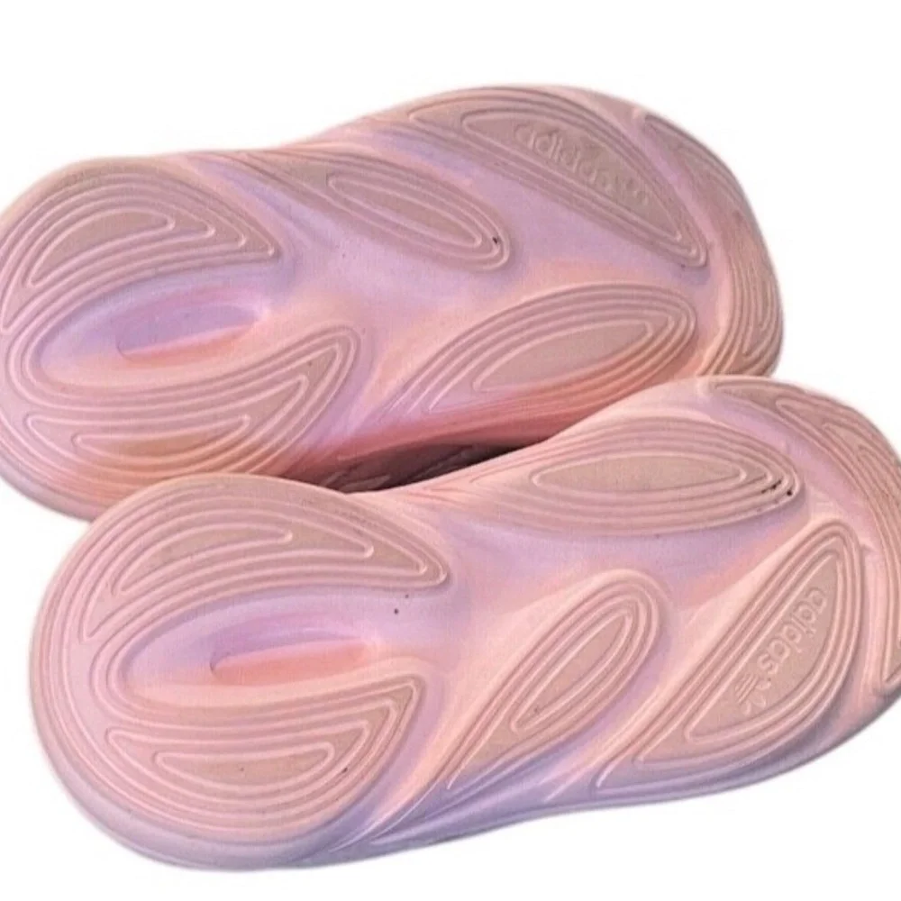 Adidas Ozelia Shoes TODDLER  Sz 9K Pink‎ Mesh Trainers Lace Up Sneakers